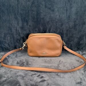 Coach Brown Leather Crossbody Bag
